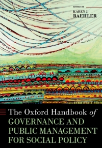 Imagen de portada: The Oxford Handbook of Governance and Public Management for Social Policy 9780190916329