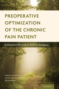 Titelbild: Preoperative Optimization of the Chronic Pain Patient 9780190920142