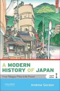 Cover image: A Modern History of Japan 4th edition 9780190920555