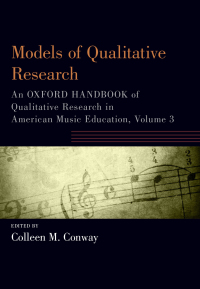 Cover image: Models of Qualitative Research 1st edition 9780190920975