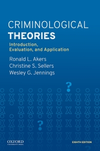 Cover image: Criminological Theories 8th edition 9780190935252