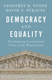 Cover image: Democracy and Equality 9780190938208