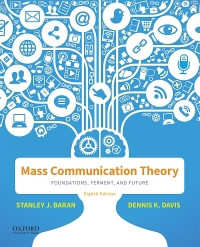 Cover image: Mass Communication Theory 8th edition 9780190942779