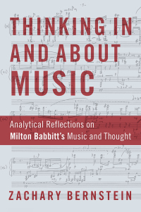 Cover image: Thinking In and About Music 1st edition 9780190949235