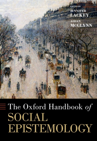 Cover image: The Oxford Handbook of Social Epistemology 1st edition 9780190949945