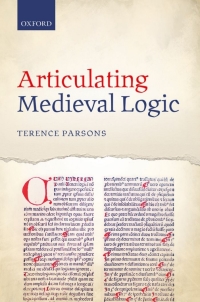 Imagen de portada: Articulating Medieval Logic 9780199688845