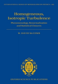 Cover image: Homogeneous, Isotropic Turbulence 9780199689385