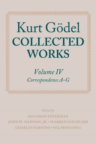 صورة الغلاف: Kurt Gödel: Collected Works: Volume IV 9780198500735