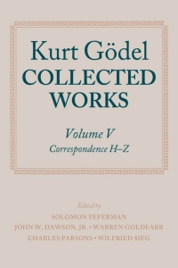 Cover image: Kurt G?del: Collected Works: Volume V 9780199689620