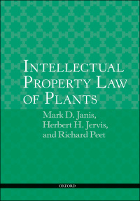 Omslagafbeelding: Intellectual Property Law of Plants 9780198700913