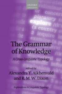 Omslagafbeelding: The Grammar of Knowledge 1st edition 9780198701316