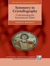 Imagen de portada: Symmetry in Crystallography 9780198789215