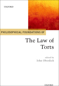 صورة الغلاف: Philosophical Foundations of the Law of Torts 1st edition 9780198824220