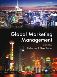 Imagen de portada: Global Marketing Management 3rd edition 9780199609703