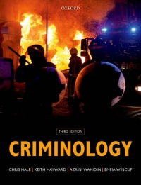 Cover image: Criminology 3rd edition 9780199691296