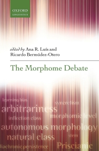 Imagen de portada: The Morphome Debate 1st edition 9780198702108