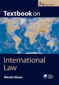 Imagen de portada: Textbook on International Law 7th edition 9780191547522