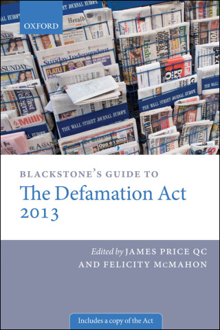 Immagine di copertina: Blackstone's Guide to the Defamation Act 1st edition 9780199664214