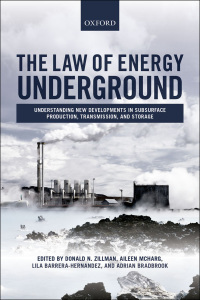 Cover image: The Law of Energy Underground 1st edition 9780198703181