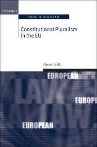 Titelbild: Constitutional Pluralism in the EU 9780198703228