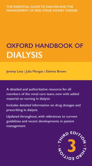 Cover image: Oxford Handbook of Dialysis 9780199235285