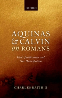 Omslagafbeelding: Aquinas and Calvin on Romans 9780198708254