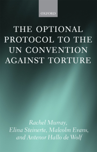 Imagen de portada: The Optional Protocol to the UN Convention Against Torture 9780199602193