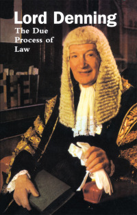 Imagen de portada: The Due Process of Law 1st edition 9780406176080