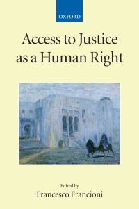 Cover image: Access to Justice as a Human Right 1st edition 9780199233090