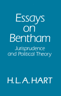 Cover image: Essays on Bentham 9780198254683