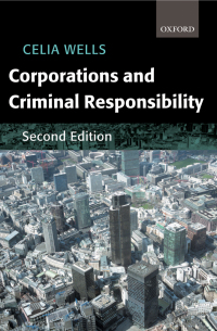 Cover image: Corporations and Criminal Responsibility 2nd edition 9780198267935