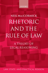 表紙画像: Rhetoric and The Rule of Law 9780199571246