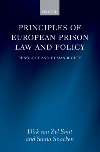 Imagen de portada: Principles of European Prison Law and Policy 9780199228430