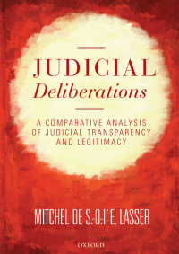 Cover image: Judicial Deliberations 9780199575169