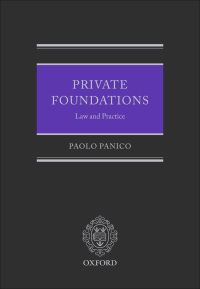 Cover image: Private Foundations 9780199646197