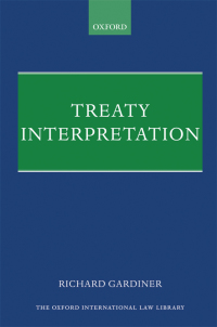 Cover image: Treaty Interpretation