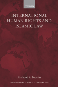 صورة الغلاف: International Human Rights and Islamic Law 9780199285402