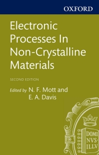 Immagine di copertina: Electronic Processes in Non-Crystalline Materials 9780199645336