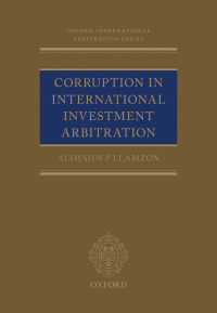 Cover image: Corruption in International Investment Arbitration 9780198714262