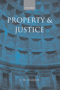 Imagen de portada: Property and Justice 9780199251407