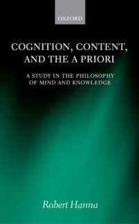 Cover image: Cognition, Content, and the A Priori 9780198716297