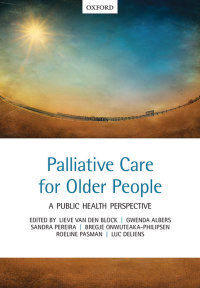 Imagen de portada: Palliative care for older people 1st edition 9780198717614