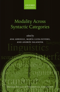 Cover image: Modality Across Syntactic Categories 1st edition 9780198718208