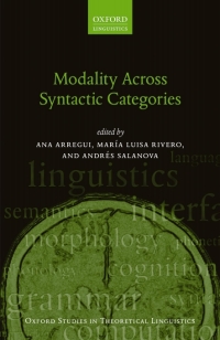 Omslagafbeelding: Modality Across Syntactic Categories 1st edition 9780198718208