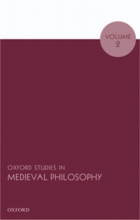 Imagen de portada: Oxford Studies in Medieval Philosophy, Volume 2 1st edition 9780198718475