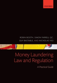 Cover image: Money Laundering Law and Regulation 9780199543038