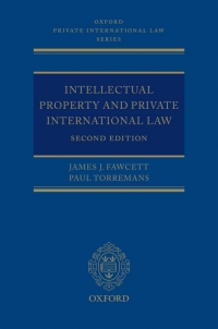 Cover image: Intellectual Property and Private International Law 2nd edition 9780199556588