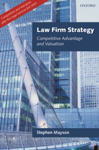 Cover image: Law Firm Strategy 9780199231744