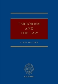 Cover image: Terrorism and the Law 9780199561179