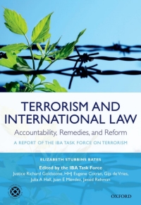 Imagen de portada: Terrorism and International Law: Accountability, Remedies, and Reform 9780199589180